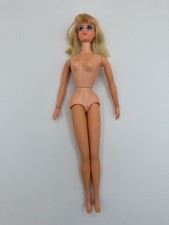 Barbie bambola vintage 1970 drammatica nuova vivente bionda sguardo avanti occhi HTF