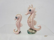 2 Vintage Pink Porcelain Sea
