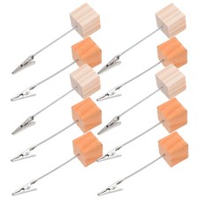  20 Pezzi Clip Porta Numeri da Tavolo Matrimonio per Messaggi Scrivania Appunti Stand