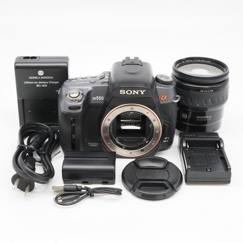Fotocamera dslr sony alpha 550 - fotocamera,