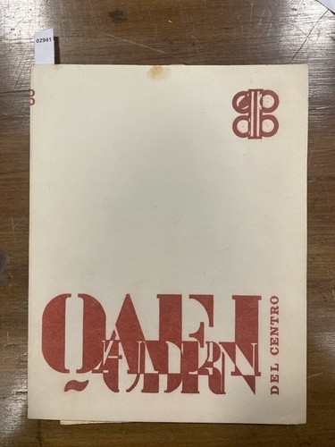 Quaderni del centro - del, n°