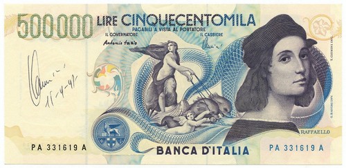 500000 lire banca - banca, d'italia