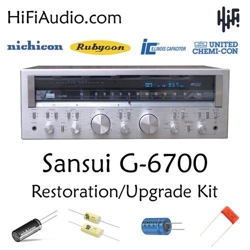 Sansui 6700 kit - sansui, restauro