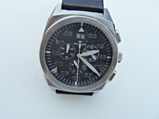 OROLOGIO PRYNGEPS PRESTIGE CR940 ACCIAIO CHRONO 10 ATMOSFERE QUADRANTE NERO