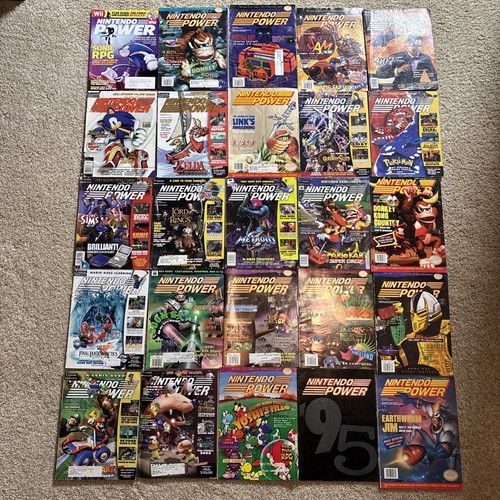 Nintendo power magazine lot - nintendo, of