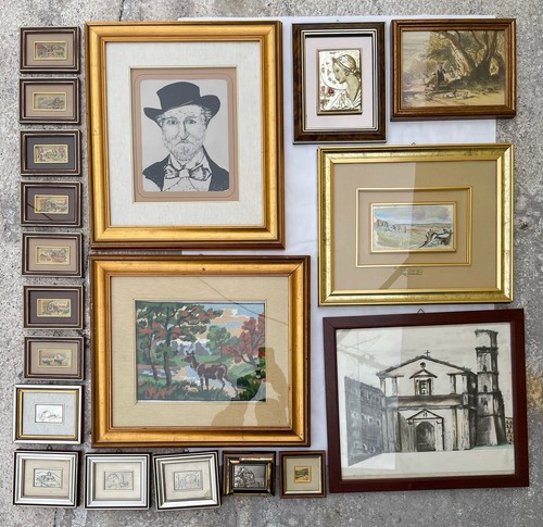 Quadri antichi vintage lotto