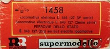 RIVAROSSI 1458 Locomotiva elettrica E 646 127 (2° serie) FS - scala H0