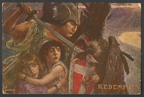 Cartolina viaggiata wwi - cartolina, natale