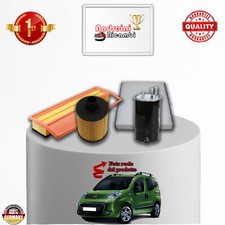 KIT TAGLIANDO 4 FILTRI FIAT FIORINO / QUBO 1.3 MJT 55KW 75CV DAL 2008 -> EURO 5