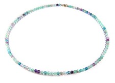 Collana fluorite forma di - fluorite,