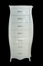 Cassettiera bombata barocco