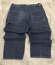 Vintage Y2K Polo Ralph Lauren Jeans Co Uomo 42x28 Baggy Gamba Larga Carpentiere Pattinatore