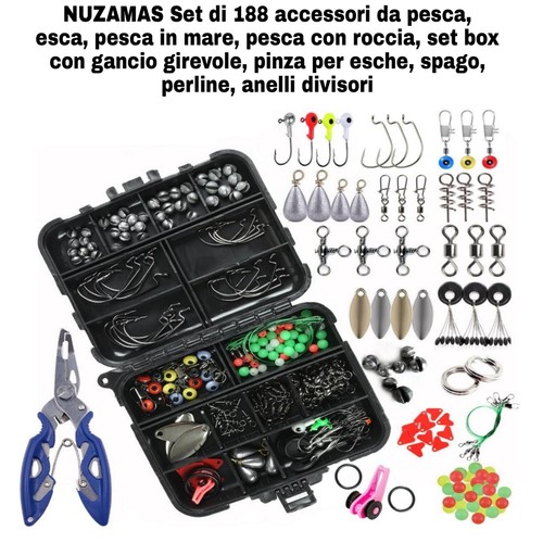 Set 188 accessori pesca - 188, da