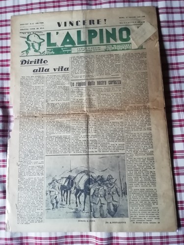 Alpino giornale 2gm regio - l'alpino,