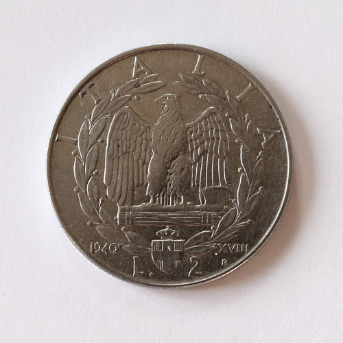 Moneta lire vittorio - 2,