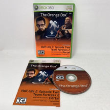 The Orange Box Half Life 2 Xbox 360 Completo CIB Portal Team Fortress