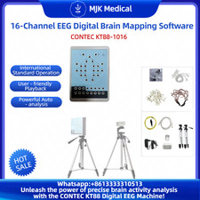 Dispositivo EEG 16 canali - sistema di monitoraggio e mappatura dell'attività elettrica del cervello digitale