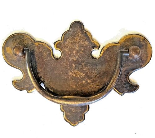 Maniglia piastra ottone