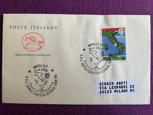 Italia 1990 fdc napoli - ,