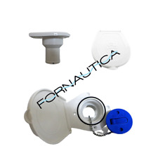 TAPPO IMBARCO ACQUA WATER CON SPORTELLO PER BARCA GOMMONE NAUTICA Ø 38MM