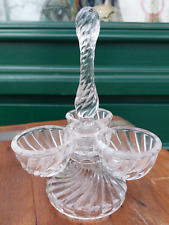 Servitore Di Condimenti Baccarat Cristallo Bambù Sale Pepe