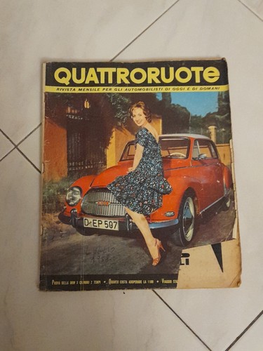 Quattroruote luglio 1958 union - quattroruote,