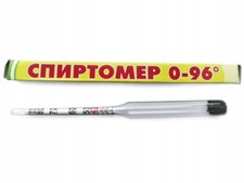 ALCOLIMETRO MISURATORE ALCOL TASCABILE PER GRAPPA LIQUORI VINO DISTILLATI 0-96°