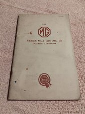 MG MGA 1600 MkII Manuale