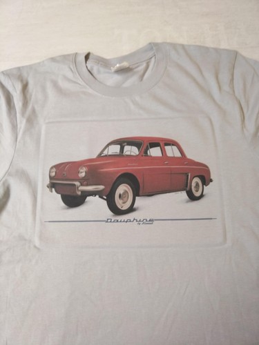 Renault dauphine rouge tee - renault,