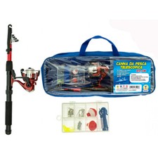 CANNA DA PESCA TELESCOPICA CON