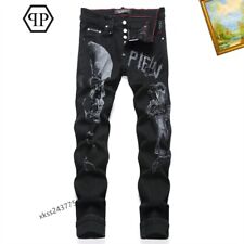 JEANS TESCHIO BLACK SKULL
