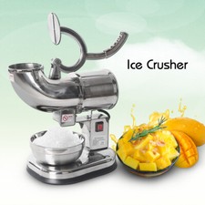 Commerciale elettrico tritaghiaccio rasoio neve cono in acciaio inox 180KGS/H