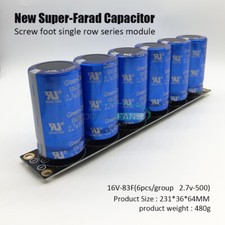 Farad Condensatore 16V-83F Super Condensatore 2.7V-3V 500F Con Scheda di Protezione