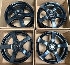 4x discreto TY 7x 17 pollici ET38 5x112 nero ECE Audi Seat Skoda VW Mercedes BMW