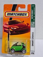 SMART CABRIO GREEN #28 READY FOR ACTION METRO RIDES MATCHBOX P2919 #5/9 2008