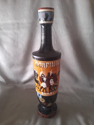 Antica bottiglia ceramica - bottiglia,