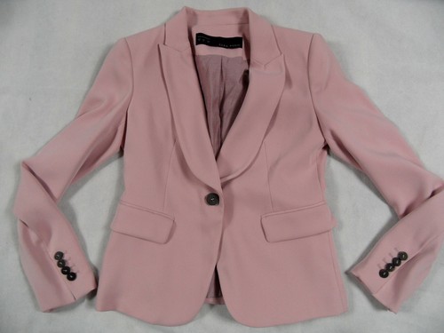 Zara blazer chic rosa m - blazer,