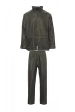 Completo Giacca Panatalone Antipioggia Impermeabile Caccia Pesca