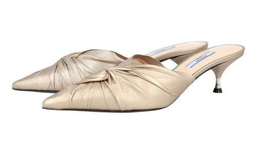 Prada leather mules sabots - mules,