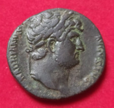IMPERO ROMANO ADRIANO (117-138 d.C.) SESTERZIO AE MONETA BB PATINA SCURA