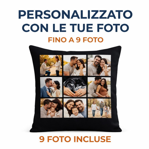 Cuscino personalizzato 40x40 - cuscino,