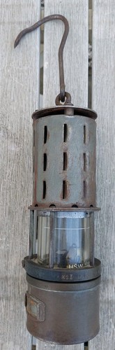 Lampada minatore usata vecchia - minatore,
