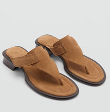 New mango mng - brown, suede