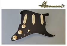 Strat Pickguard, nero, full