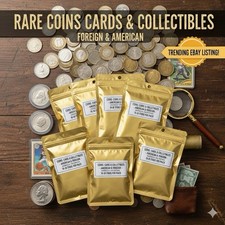 Lotto di monete, carte e