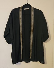 Kimono donna nero leggero