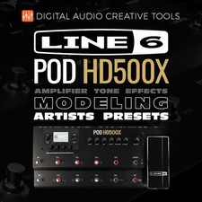 Line 6 POD HD500X Libreria Multi-FX per chitarra (12.000 preset) - Accesso immediato