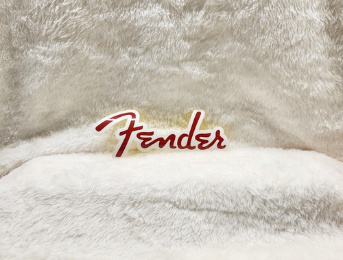 Adesivo fender guitars rosso - fender, "rosso"