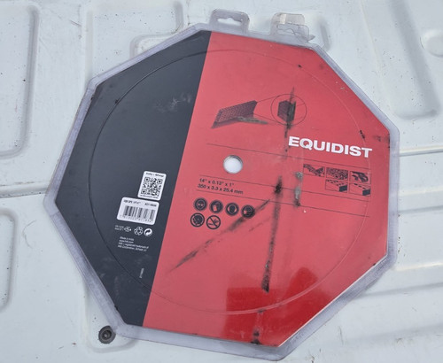Hilti eqd spx diamond saw - eqd, 14"