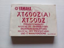 Yamaha XT 600 Z (U) 3AJ 1989 - 1990 manuale uso manutenzione italiano originale